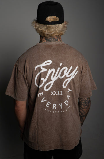 Enjoy Tee Brown