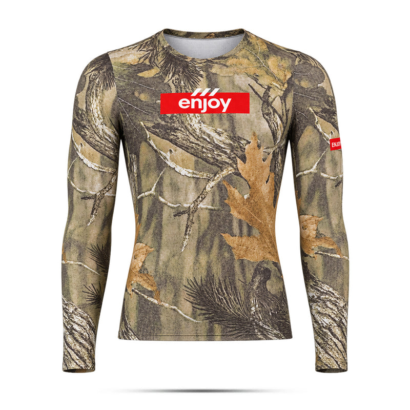 Enjoy Zipperless Long Sleeve Jersey - Camo