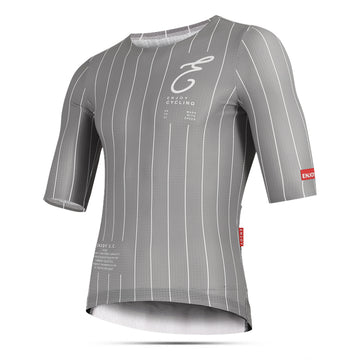 Enjoy Pinstripe Grey Endurance Jersey (Zipperless)