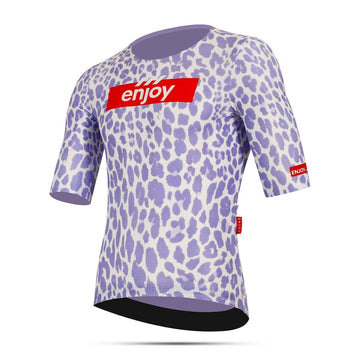 Enjoy ZippLess Endurance Jersey - Purp Leopard