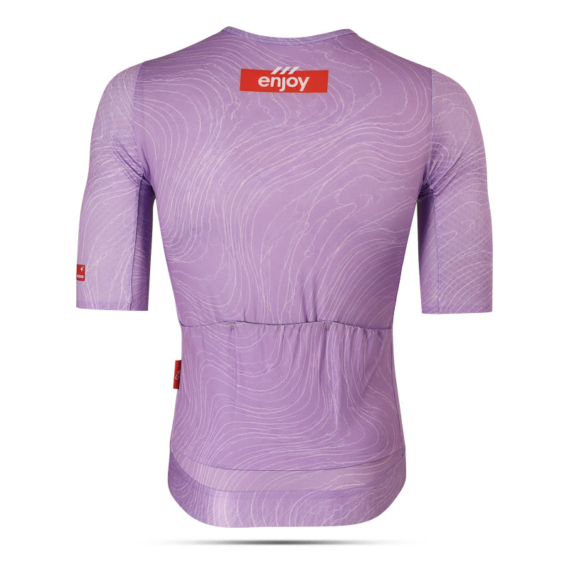 Enjoy Topo Purple Endurance Jersey (Zipperless)