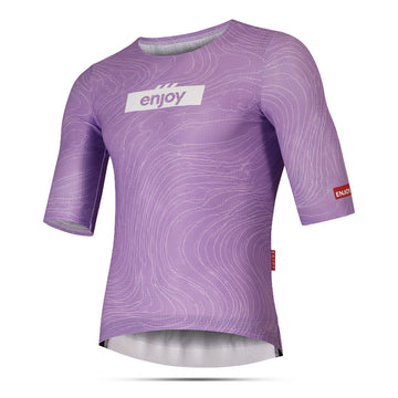 Enjoy Topo Purple Endurance Jersey (Zipperless)