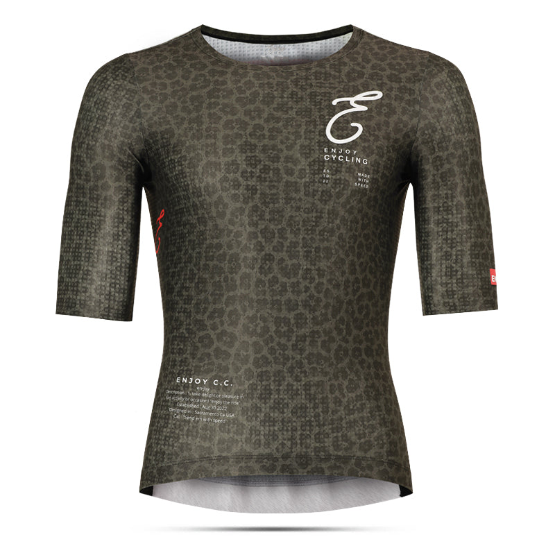 Enjoy Leopard Endurance Jersey (Zipperless)