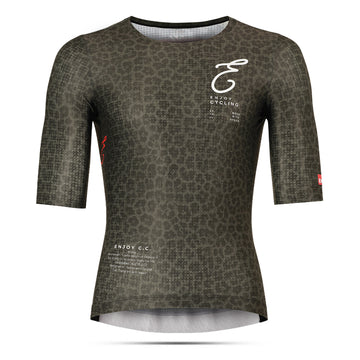 Enjoy Leopard Endurance Jersey (Zipperless)