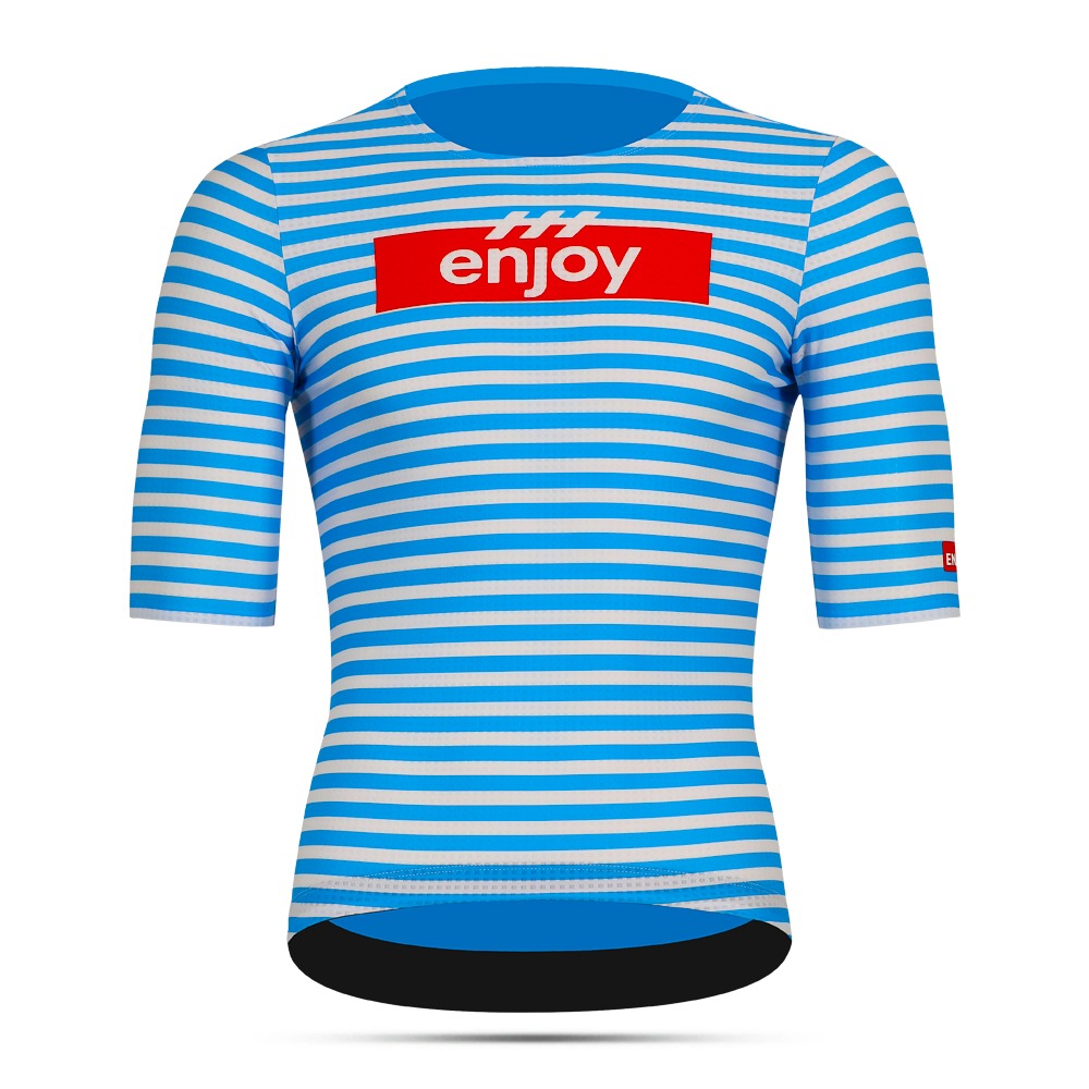Enjoy Zipperless Endurance Jersey - blue Stripe, photo 2