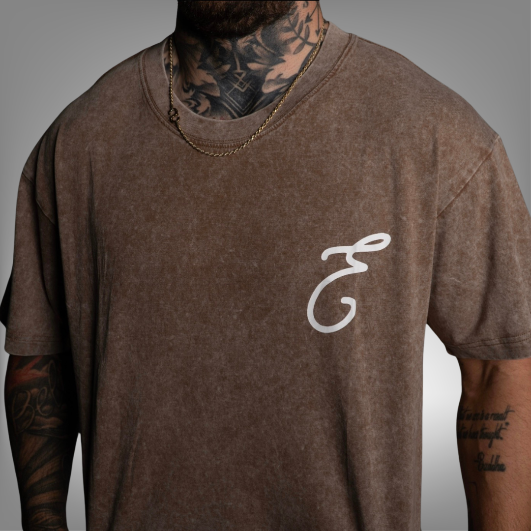 ENJOY "E" Washed Tee