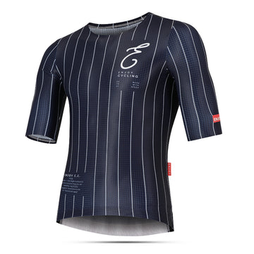 Enjoy Pinstripe Navy Endurance Jersey (Zipperless)
