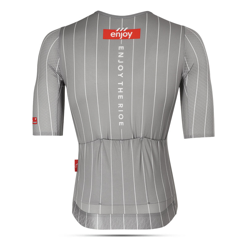 Enjoy Pinstripe Grey Endurance Jersey