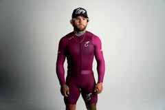 ECC Essential Jersey LS Red Wine