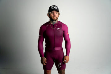 ECC Essential Jersey LS Red Wine